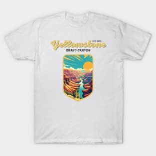 USA - NATIONAL PARK - YELLOWSTONE Grand Canyon of the Yellowstone - 8 T-Shirt